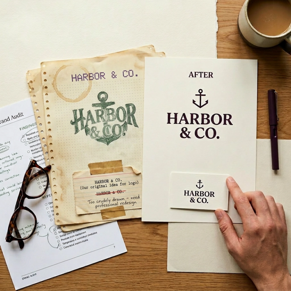 Brand refresh and rebrand work