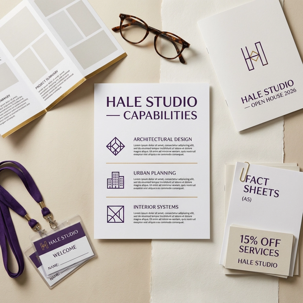 Marketing collateral and event graphics