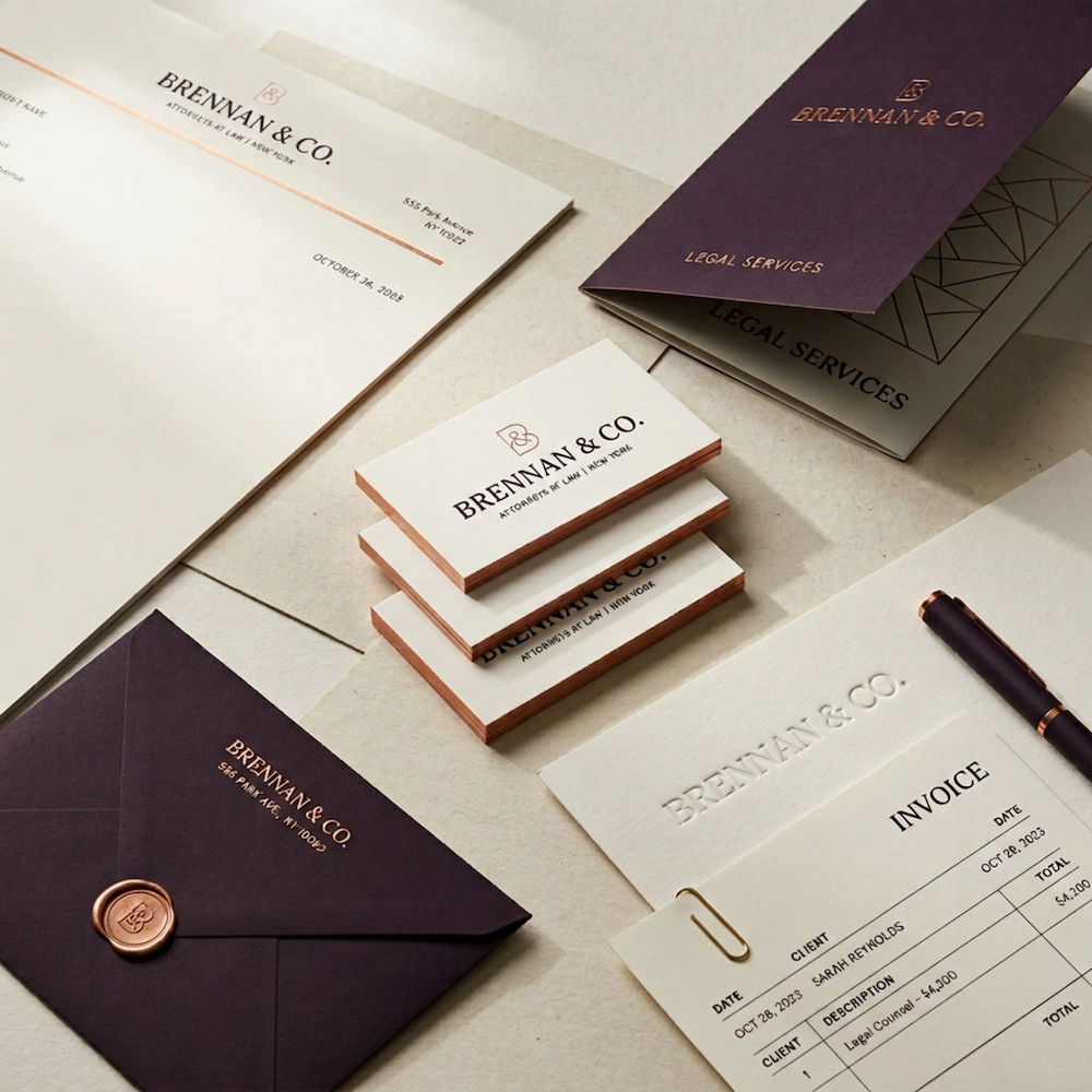 Business cards and stationery design