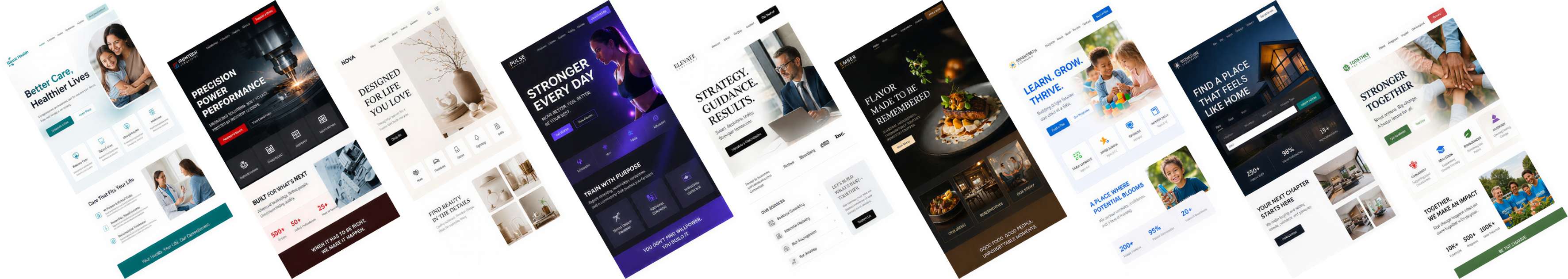 Recent UI design samples